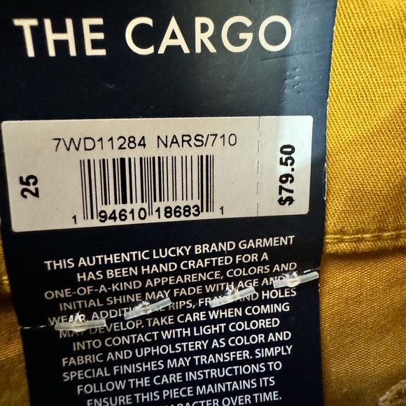 NWT! Lucky Brand cargo pants, 0/25 - Picture 6 of 8